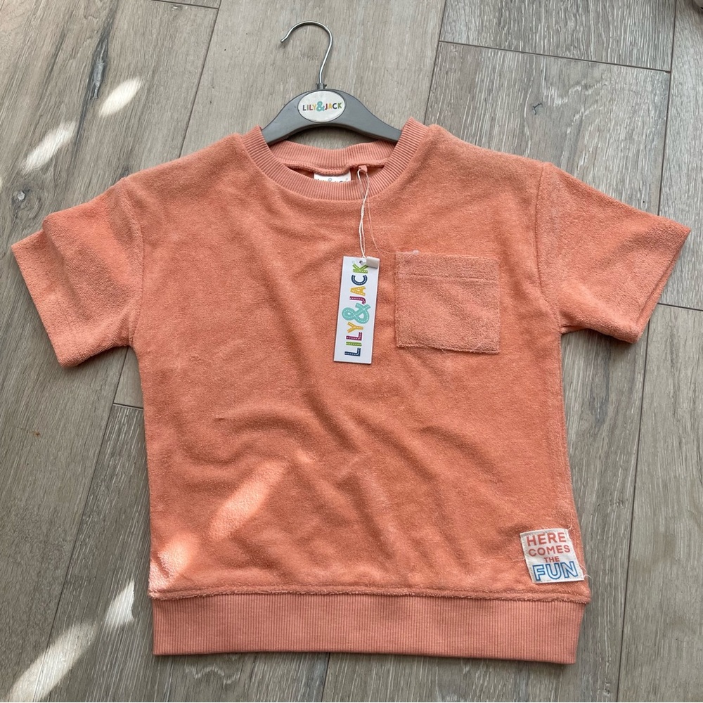 Lily & Jack Orange top kids size 4Y